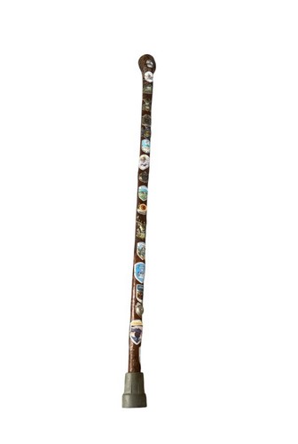Vintage wooden walking - walking, stick