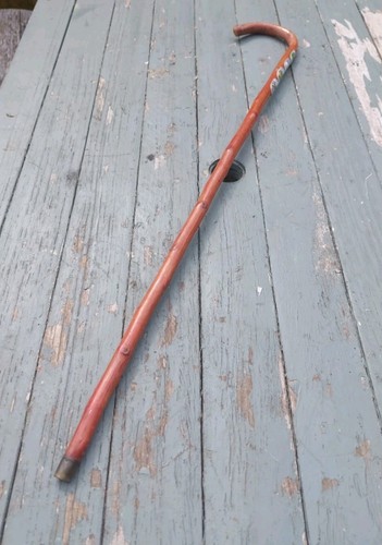 Vintage wooden walking - vintage, stick