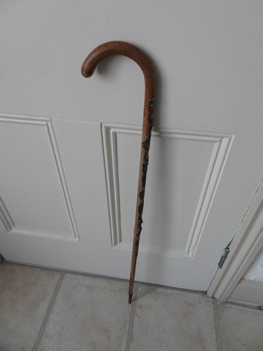 Vintage german walking stick - vintage,