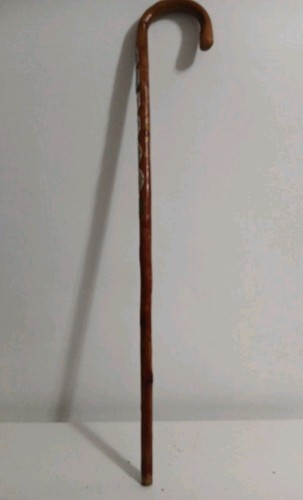 Decorated wooden walking - decorated,