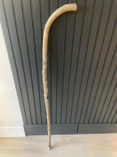 Vintage wooden hiking walking - wooden,