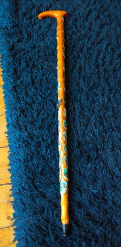 Vintage hiking walking stick - hiking/walking,