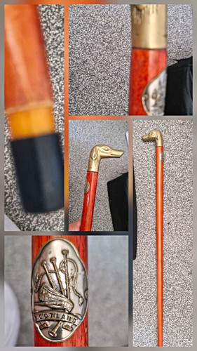Wooden walking stick cane - walking,
