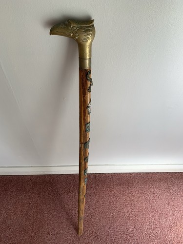Vintage brass headed wooden - vintage,
