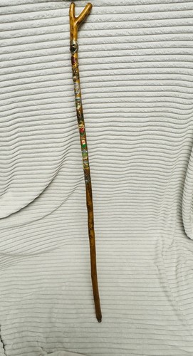Vintage wood walking stick