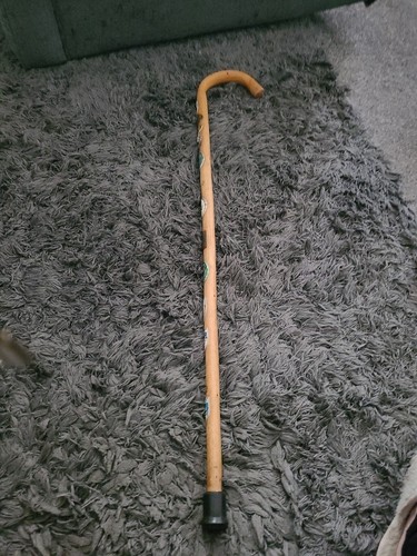 Wooden walking stick - , with