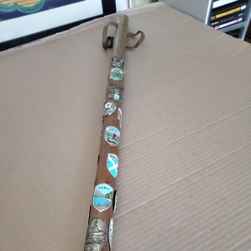 Vintage wooden hiking - vintage, walking